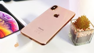 iPhone XS Unboxing amp Handson Gold [upl. by Benny]