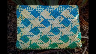 Kete Whakairo NZ Flax  Phormium Tutorial  Part One [upl. by Nosaj]