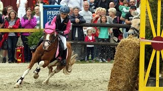 Malu 7 und Senna  Ponyrennen in Marienheide am 17072016 [upl. by Llib]