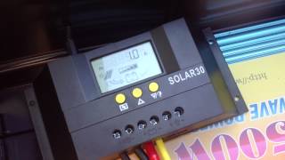 Solar30 charge controller PWM [upl. by Yrdnal]