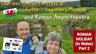 305 Caerleon Castle Roman Fortress and Baths Legionary Museum and Roman Amphitheatre Wales [upl. by Means]