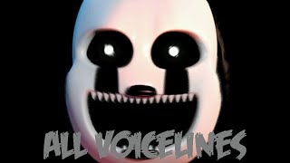 Nightmarionne  All Voicelines with Subtitles  Ultimate Custom Night [upl. by Center]