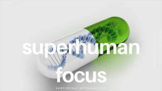 ☯ SUPERHUMAN FOCUS 𝐚𝐟𝐟𝐢𝐫𝐦𝐚𝐭𝐢𝐨𝐧𝐬  Instant Focus Boost [upl. by Hirza]