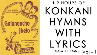 Konkani Hymns with Lyrics 1 hour video [upl. by Obaza740]