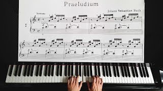 Bach  Prelude in C Major  Piano Tutorial [upl. by Eiramanel281]