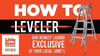 Little Giant Ladders  Leveler  HowTo [upl. by Jehiel]