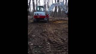 Rototilt test run on a new Takeuchi TB260 [upl. by Vassell481]