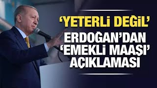 Erdoğandan emekli maaşı açıklaması [upl. by Ahseiuqal]