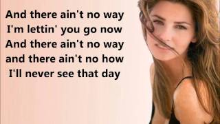 Forever and For Always Shania Twain Lyrics [upl. by Annaor]