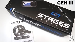 Stages Power Meter SingleGen III  Install Ride Data Review [upl. by Ahseryt773]