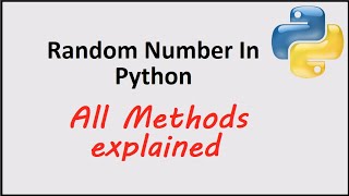 Random number generator in Python [upl. by Naut]