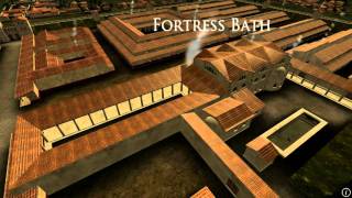 Animation of ancient Roman Fort in Caerleon Wales [upl. by Mose9]