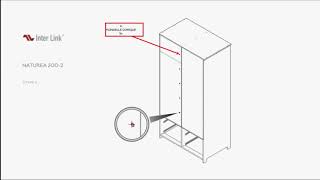 Vidéo de montage NATUREA Armoire 2 portes  BUT [upl. by Ashmead435]