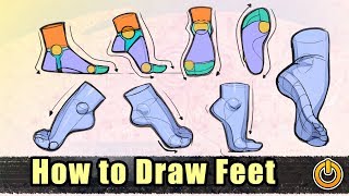 Drawing Feet The Right Way [upl. by Stock]