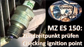 MZ ES 150 Zündzeitpunkt prüfen [upl. by Burford]