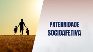 Paternidade socioafetiva [upl. by Tootsie]