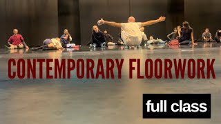 Floorwork Class Kibbutz Contemporary Dance Company KCDC [upl. by Lemuel]