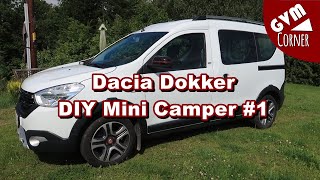 Dacia Dokker DIY Mini Camper 13 [upl. by Aita]