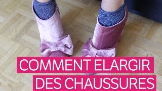 Comment élargir ses chaussures [upl. by Eilitan791]