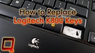 How to Replace Logitech K800 Keys [upl. by Danczyk]