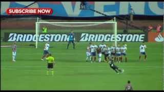 Goalkeeper scores with SUPERB free kick [upl. by Beattie]