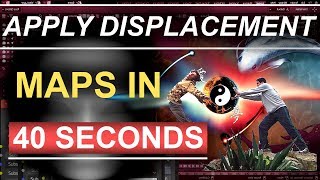 Blender 28  Principled BSDF  Apply Displacement Maps In 40 Seconds [upl. by Bromleigh]