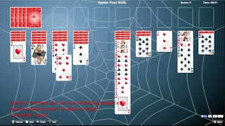 How to play Spider Solitaire includes spider solitaire rules [upl. by Warder]