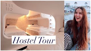 Mykonos Hostel Tour  Prettiest Ever [upl. by Padgett]