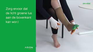 Arion SimSlide Aantrekhulp  Uittrekhulp Voor Steunkousen Met Open Teen [upl. by Mirak]