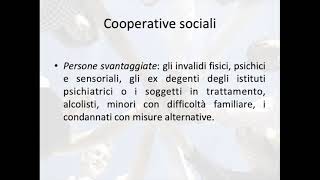 Le cooperative sociali [upl. by Charmine]