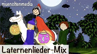 Laternenlieder Mix  Sankt Martin Lieder  Kinderlieder deutsch  muenchenmedia [upl. by Ettenot]