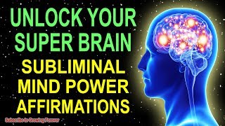 Program Your Mind Power For Extreme Intelligence Subliminal GENIUS Affirmations While You Sleep [upl. by Purpura709]