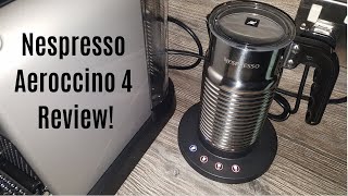 Nespresso Aeroccino 4 Milk Frother Review  Worth upgrading from the Aeroccino 3 [upl. by Burkhardt291]