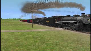 NKP 587 amp 765Nickel Plate Limited Excursion July 1993Trainz Version [upl. by Asiuol]