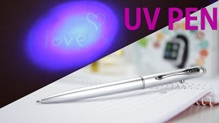 UV pen with invisible ink [upl. by Monda]