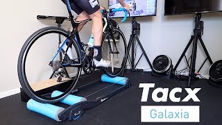 TACX Galaxia Rollers Unboxing Building First Ride Review [upl. by Emirak803]