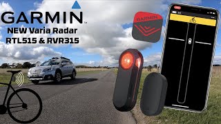 Garmin Varia Radar Review RTL515  RVR315  Varia Mobile App [upl. by Edmund]