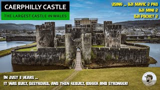 Caerphilly Castle  The Largest in Wales 2nd in Britain [upl. by Hefter563]