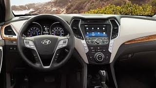 Hyundai  2015 Hyundai Santa Fe Sport Interior [upl. by Inalan]