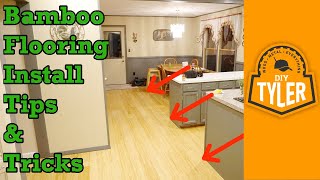 Bamboo Flooring Tips and Tricks [upl. by Nollahp]