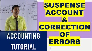 Suspense Account and Correction of Errors [upl. by Anaimad]