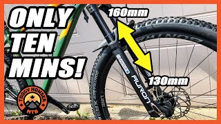 Adjusting the travel on a SR Suntour Fork is Easy [upl. by Fidelity]