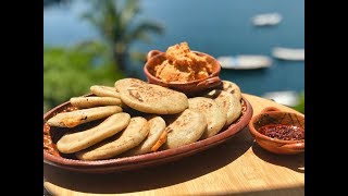 GORDITAS DE REQUESÓN ENCHILADO CON SALSA MACHA [upl. by Einafit881]