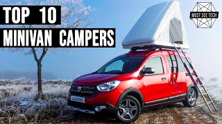 Top 10 Small Campers that Fit inside a Minivan Affordable Kits in 2022 [upl. by Solnit874]