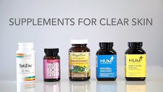 5 Best Supplements For Clear Skin [upl. by Allimrac363]