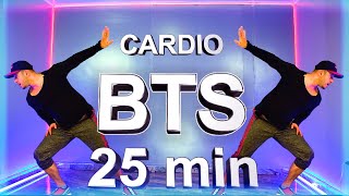 CARDIO BTS 🔥 Perder peso Bailando KPOP 🔥 Dance Workout  ZUMBA tutorial Explosivo 💣 [upl. by Aohsoj478]