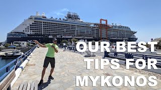 Visiting Mykonos on Your Own from the Cruise Pier [upl. by Elak]