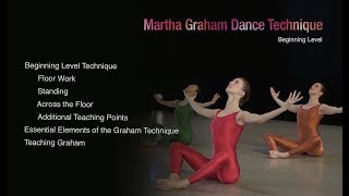 Martha Graham Dance Technique Beginning Level [upl. by Nywra]