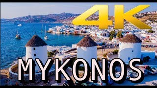 Beautiful Mykonos Greece in 4K HD [upl. by Adalie352]