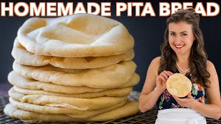 Pita Bread Recipe 2 Easy Ways [upl. by Ellatsirhc]